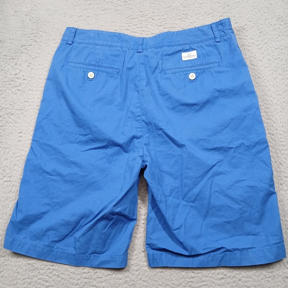 Vineyard Vines Chino Shorts Men's 34 Blue Cotton Classic Casual - Picture 3 of 8